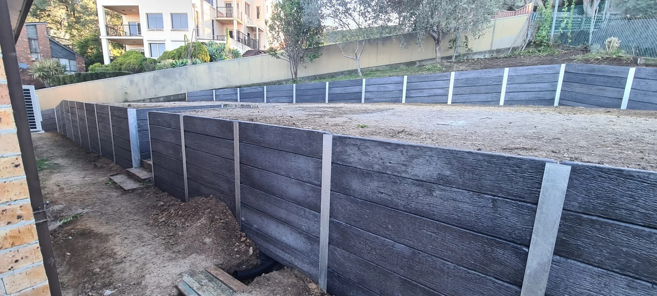 Timber Retaining Walls built by Retain by Theo in Wollongong