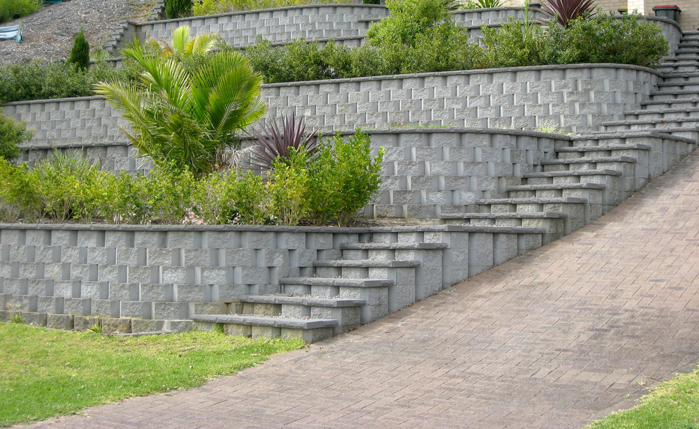 Landscaping job site prepared and completed by Retain by Theo in the Illawarra